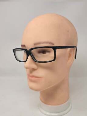 Alain Mikli Mens Eye Glasses Frames Green Marbled Vintage 80s Rectangle Handmade